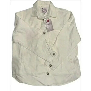 Stoosh Yellow Vintage Denim Shirt Jacket Women’s S 4 Pocket Button Front Trucker